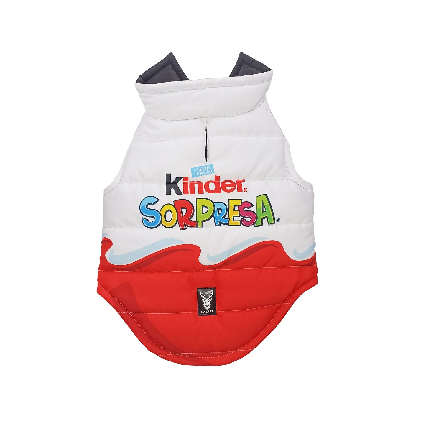 Chaleco Mascota Kinder sorpresa